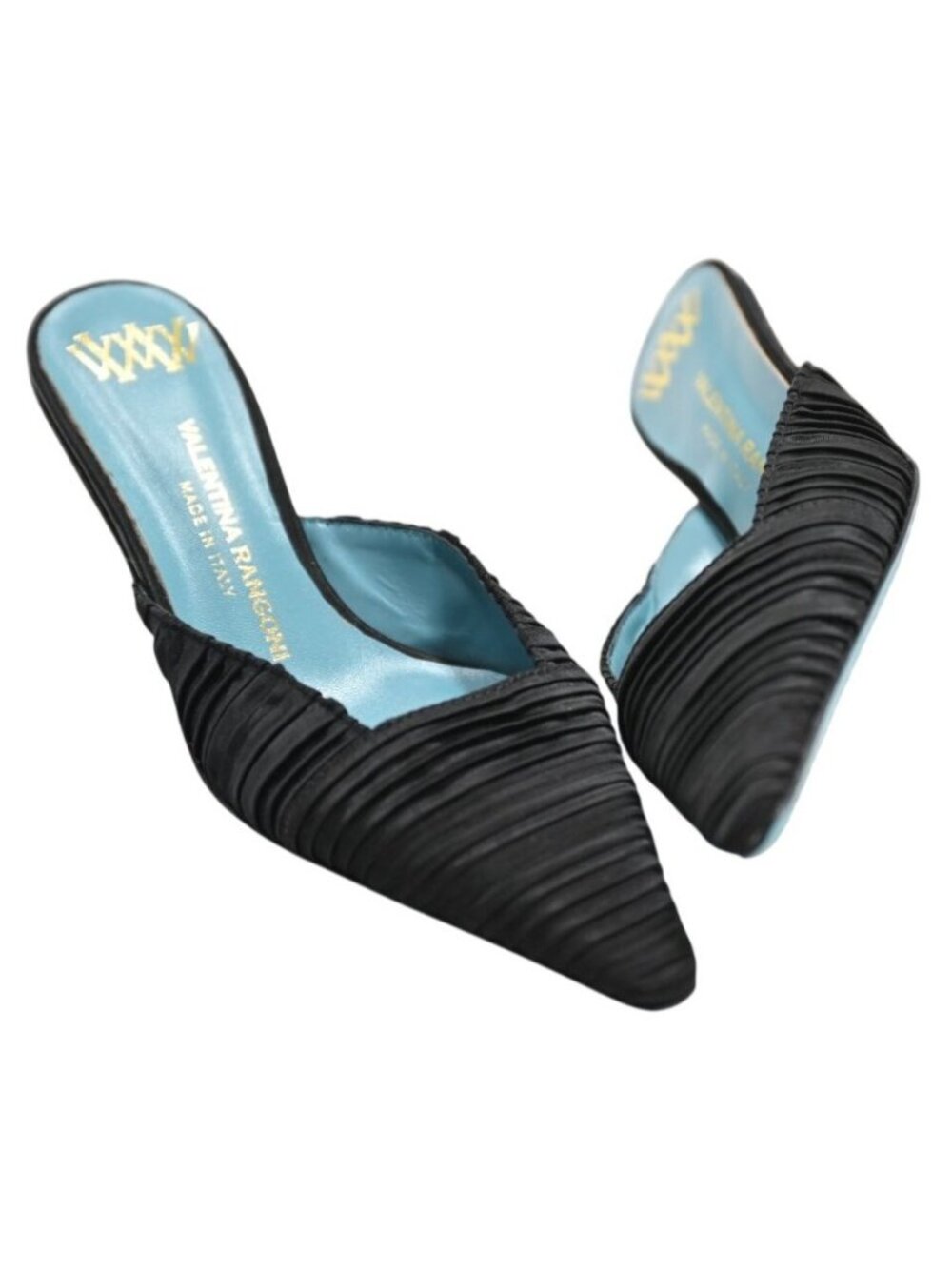 Valentina Rangoni Virgilio Low Heel Mule in Black